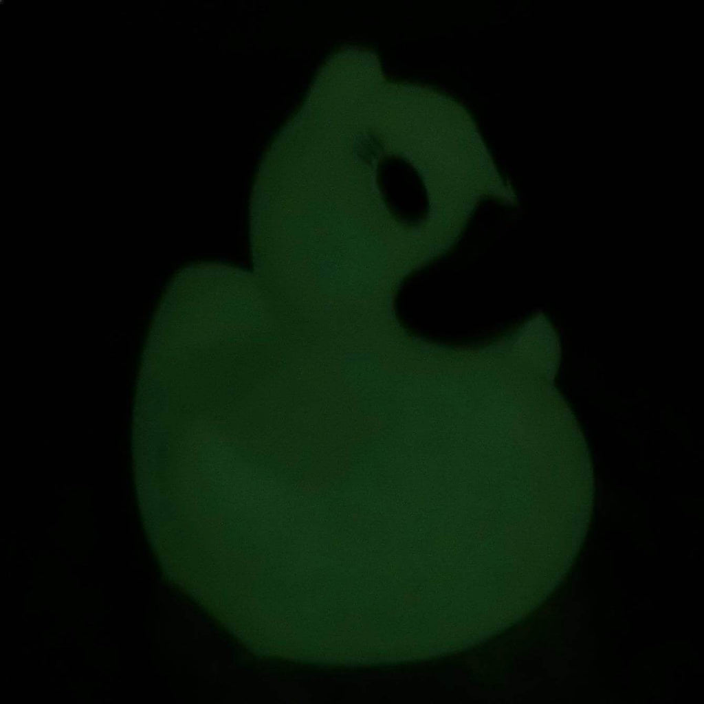 glow in the dark rubber duck