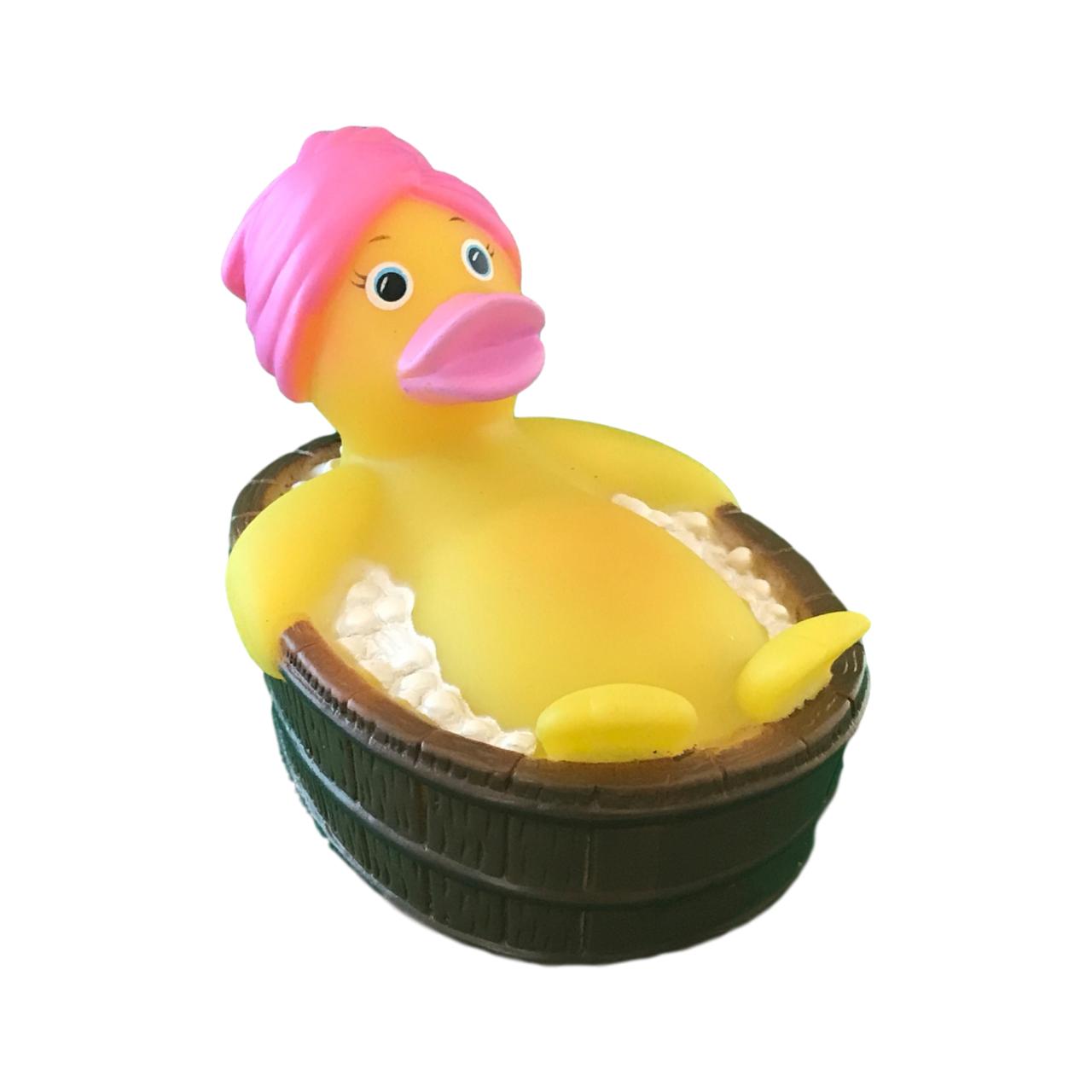 Hot tub top rubber ducks